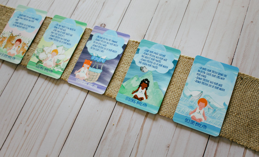 Children Meditation Cards | Kids Positive Affirmations  | Mindfulness Cards