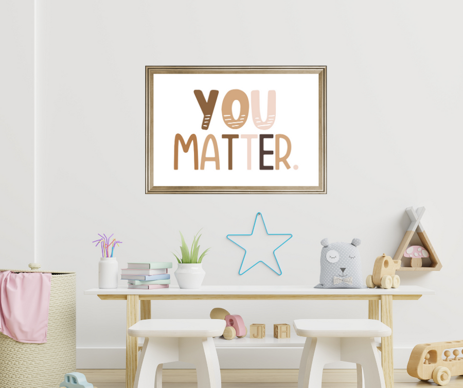 You Matter Affirmation Print | Positive Affirmations For Kids